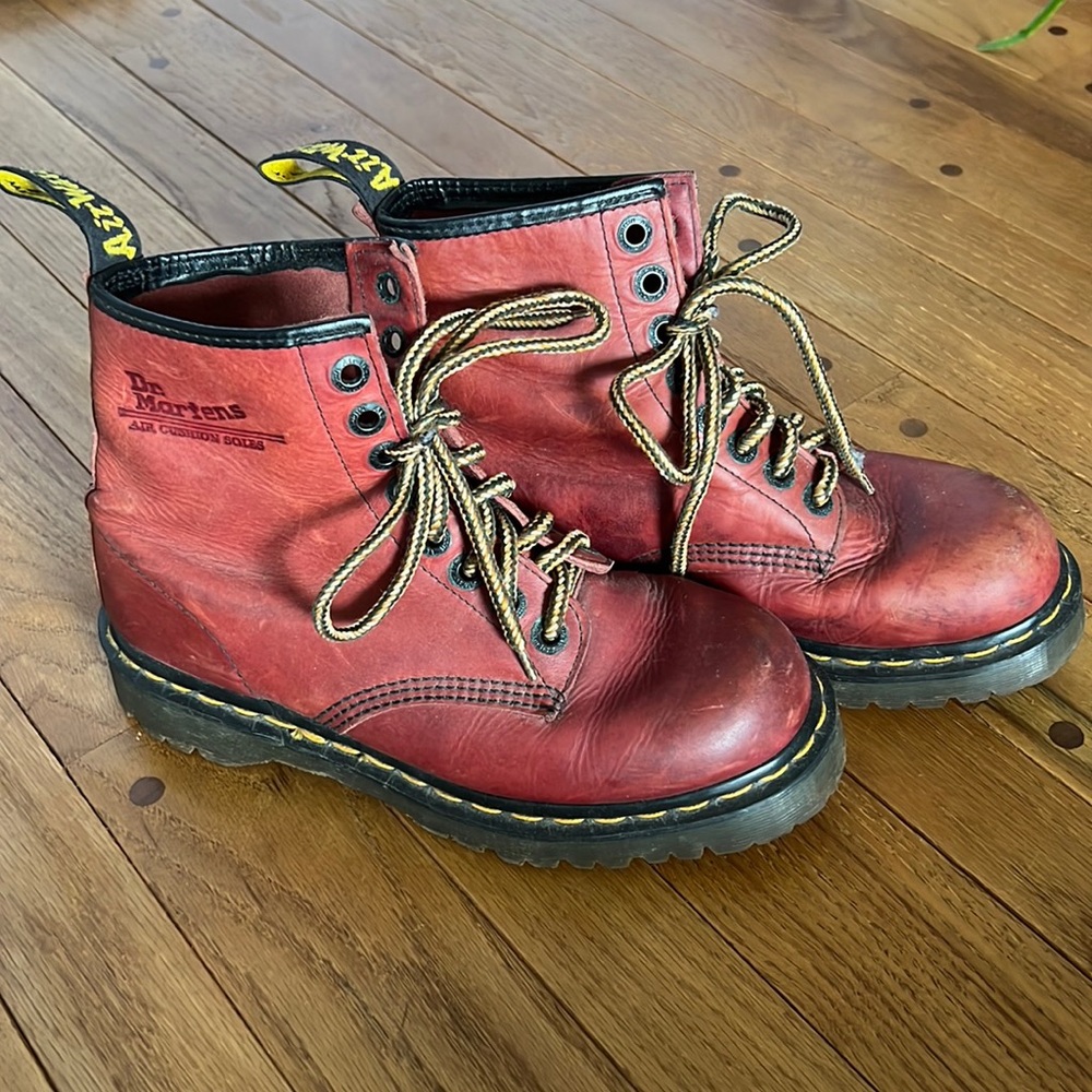 Dr. Martens Cherry Red boots